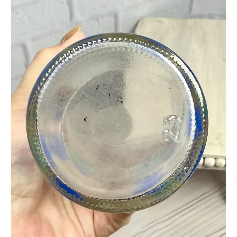 Vintage Anchor Hocking Heart Tumblers / Jelly Jars - Pair of 2 glasses 1980's